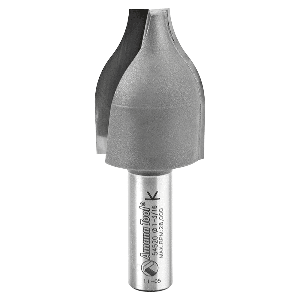 1-3/16" Dia x 1-5/8" Carbide Tipped Ogee Bit, Vertical Raised Panel 7/8" Radius, 1/2" Shank Main - Image