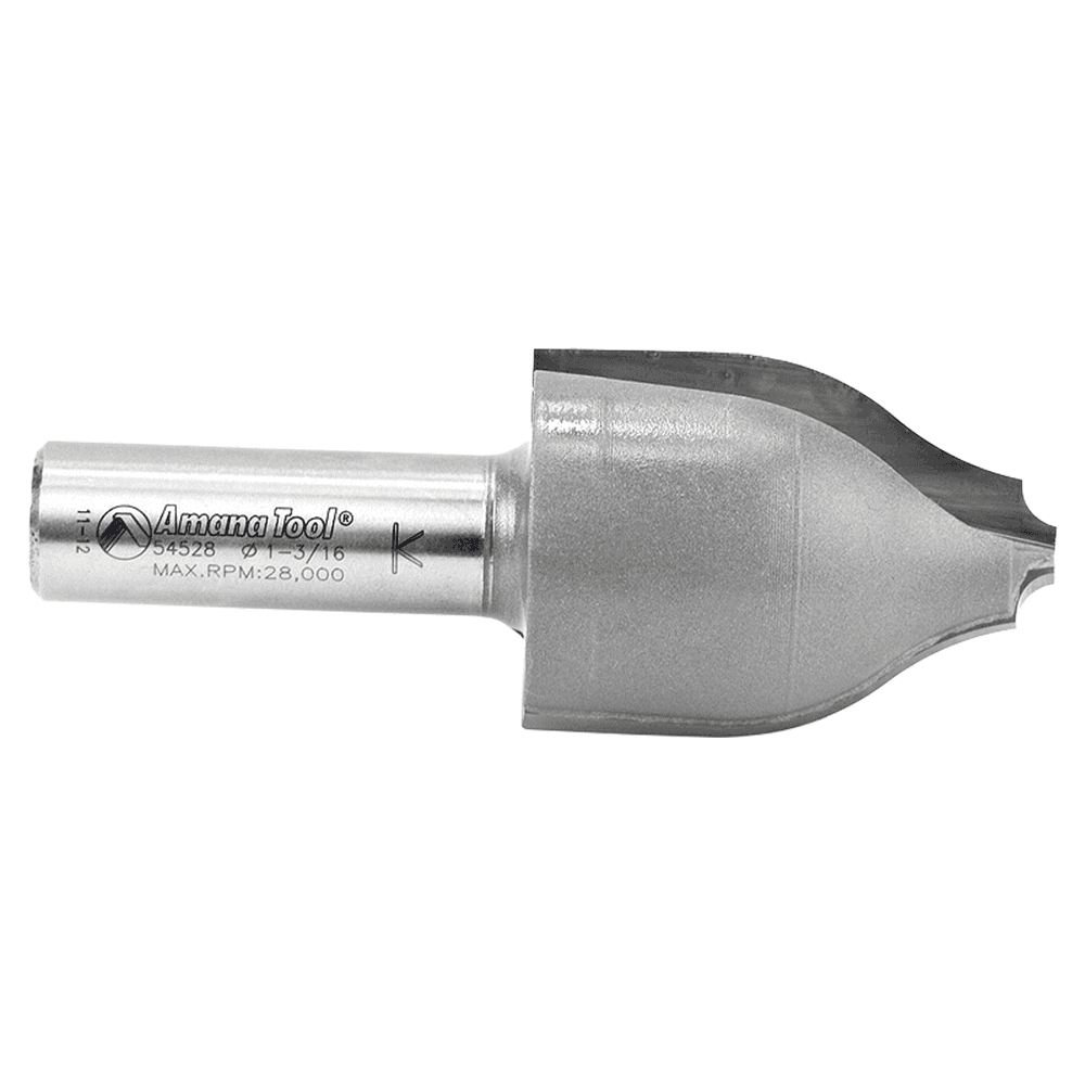 1-3/16" Dia x 1-5/8" Carbide Tipped Ogee with Bead Vertical Raised Panel 7/8" Radius, 1/2" Shank Alt 2 - Image