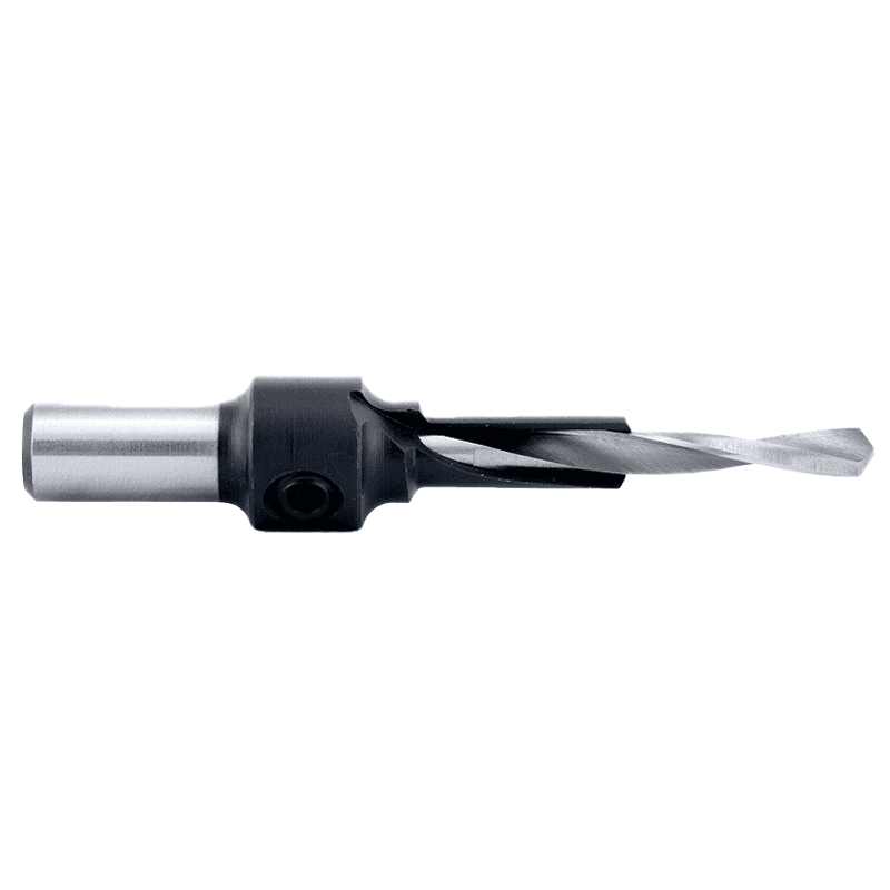 5mm x 90mm RTA Furniture Drill/Countersink Bit with Drill, 10mm Shank - Alt Image 1