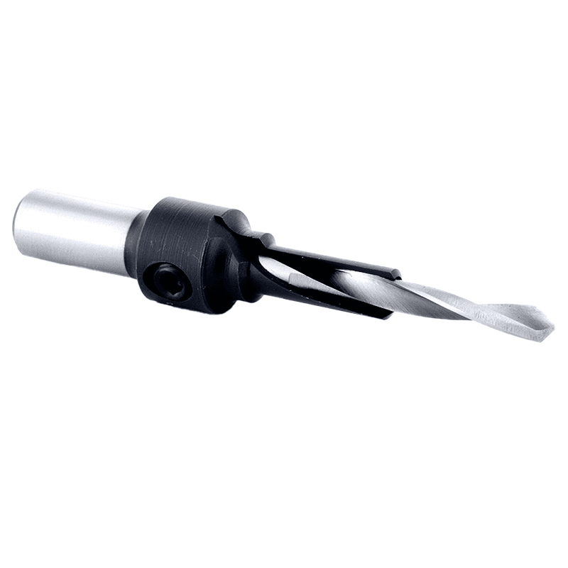 5mm x 90mm RTA Furniture Drill/Countersink Bit with Drill, 10mm Shank - Alt Image 2