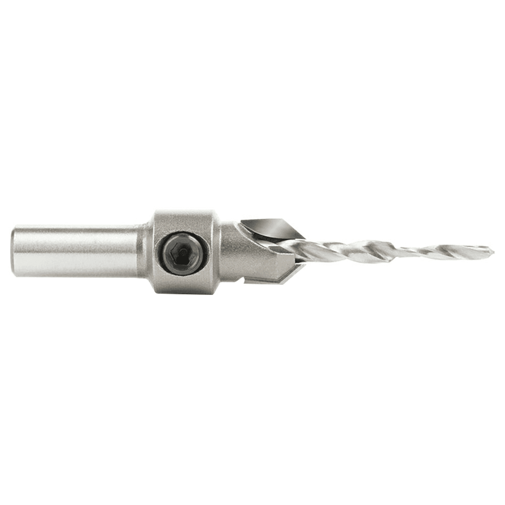 25/64" x 2-3/4" Carbide Tipped Countersink Bit with Slow Spiral Stepped Drill, 5/16" Shank - Alt Image 1