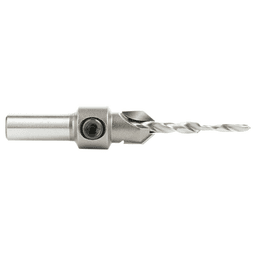 25/64" x 2-3/4" Carbide Tipped Countersink Bit with Slow Spiral Stepped Drill, 5/16" Shank - Alt Image 1