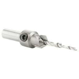 25/64" x 2-3/4" Carbide Tipped Countersink Bit with Slow Spiral Stepped Drill, 5/16" Shank - Alt Image 2