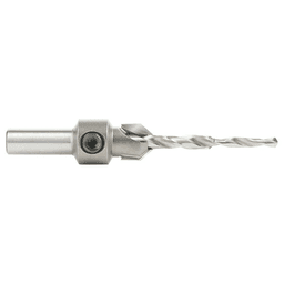 7/16" x 3-1/8" Carbide Tipped Countersink Bit with Slow Spiral Stepped Drill, 5/16" Shank - Alt Image 1
