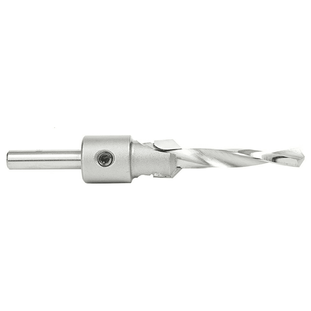 3/4" x 4-5/8" Carbide Tipped Shankless Countersink Bit with Slow Spiral Drill, 5/16" Shank - Alt Image 1