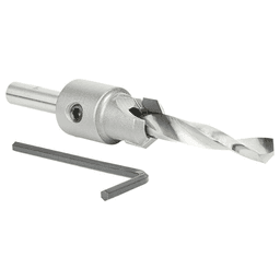 3/4" x 4-5/8" Carbide Tipped Shankless Countersink Bit with Slow Spiral Drill, 5/16" Shank - Alt Image 2