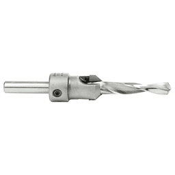 1" x 4-15/16" Carbide Tipped Shankless Countersink Bit with Slow Spiral Drill Bit, 3/8" Shank - Alt Image 1