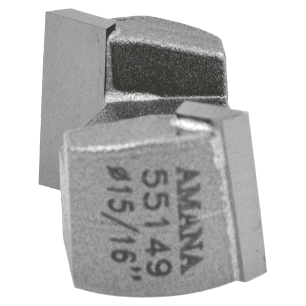 15/16" Dia x 9/16" Carbide Tipped Mortising Bit, Screw Down Shear Cutter, 1/4" - 28 Thread Alt 2 - Image