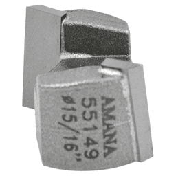 15/16" Dia x 9/16" Carbide Tipped Mortising Bit, Screw Down Shear Cutter, 1/4" - 28 Thread Alt 2 - Image