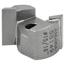 15/16" Dia x 9/16" Carbide Tipped Mortising Bit, Screw Down Shear Cutter, 1/4" - 28 Thread Alt 3 - Image