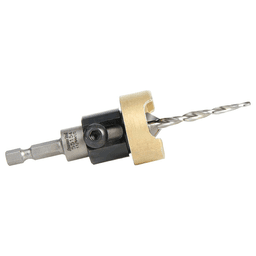 1/2" x 2-3/4" Carbide Tipped Countersink Bit with Tapered Drill/Adjustable Depth Stop, #8 Screw - Alt Image 1