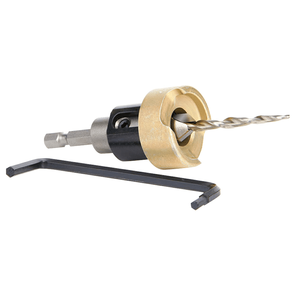 1/2" x 2-3/4" Carbide Tipped Countersink Bit with Tapered Drill/Adjustable Depth Stop, #8 Screw - Alt Image 2