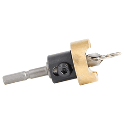 3/8" Dia x 1/8" Drill Dia 82° Carbide Tipped Countersink with Adjustable Depth Stop/No-Thrust Ball Bearing for Festool CENTROTEC System Alt 2 - Image
