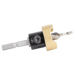 3/8" Dia x 5/32" Drill Dia 82° Carbide Tipped Countersink with Adjustable Depth Stop/No-Thrust Ball Bearing for Festool CENTROTEC System Alt 2 - Image