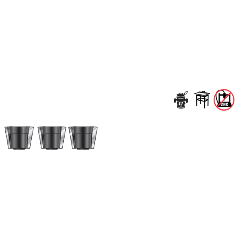 15° Carbide Tipped Replacement Cutters for 47179 Ocemco System Alt 1 - Image
