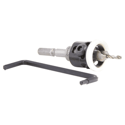 3/8" Dia x 7/64" Drill Dia 82° Carbide Tipped Countersink with Adjustable Low Friction Depth Stop for Festool CENTROTEC System Alt 3 - Image