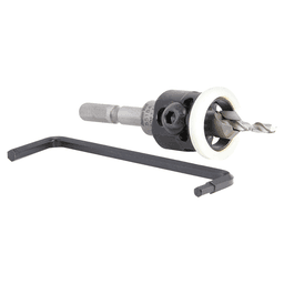 3/8" Dia x 9/64" Drill Dia 82° Carbide Tipped Countersink with Adjustable Low Friction Depth Stop for Festool CENTROTEC System Alt 3 - Image