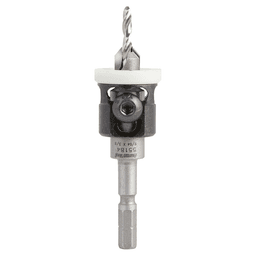 3/8" Dia x 9/64" Drill Dia 82° Carbide Tipped Countersink with Adjustable Low Friction Depth Stop for Festool CENTROTEC System Main - Image