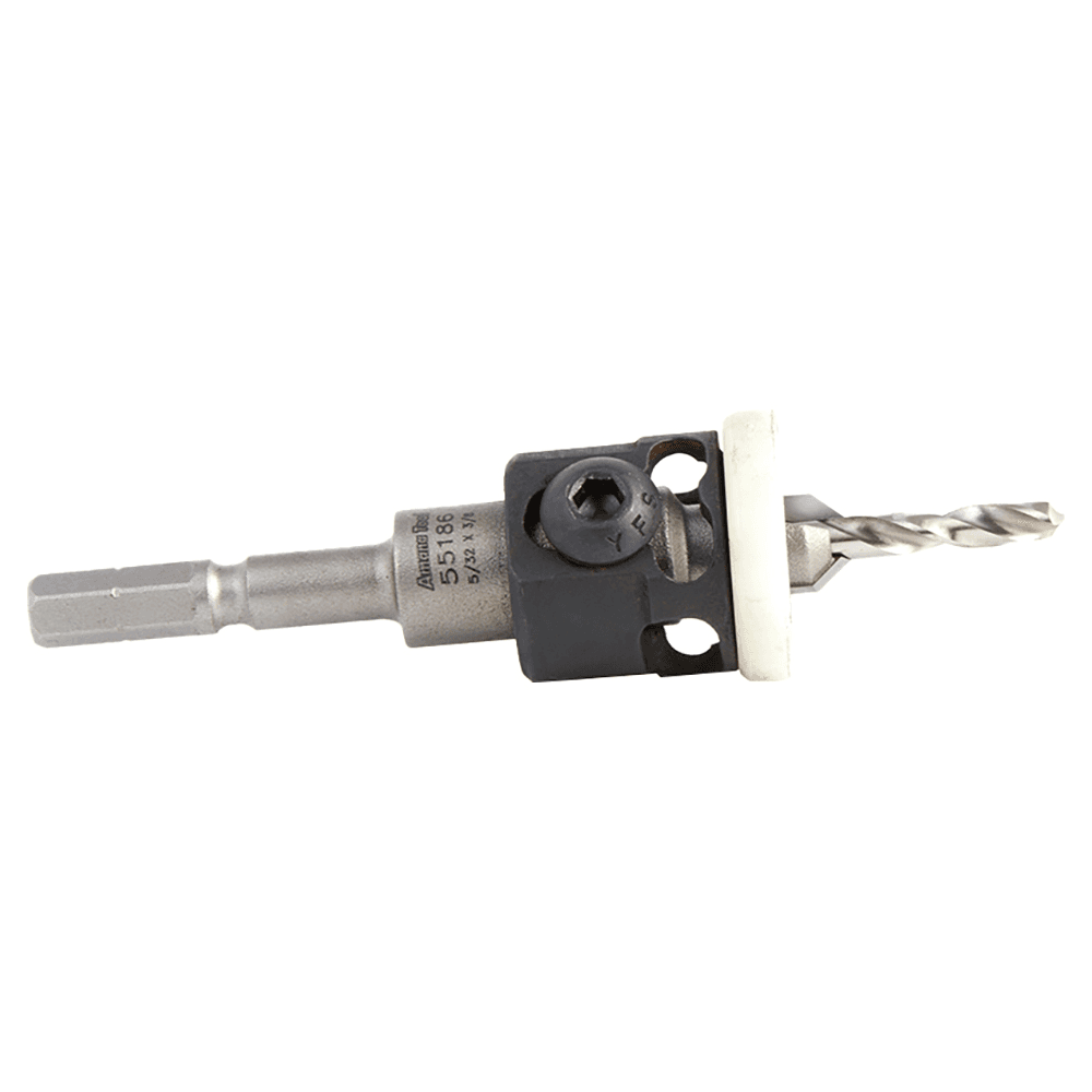 3/8" Dia x 5/32" Drill Dia 82° Carbide Tipped Countersink with Adjustable Low Friction Depth Stop for Festool CENTROTEC System Alt 2 - Image