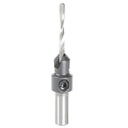 3/8" x 2-9/16" High Performance AlTiN Coated Carbide Tipped Countersink Bit, #6 Screw - Main Image
