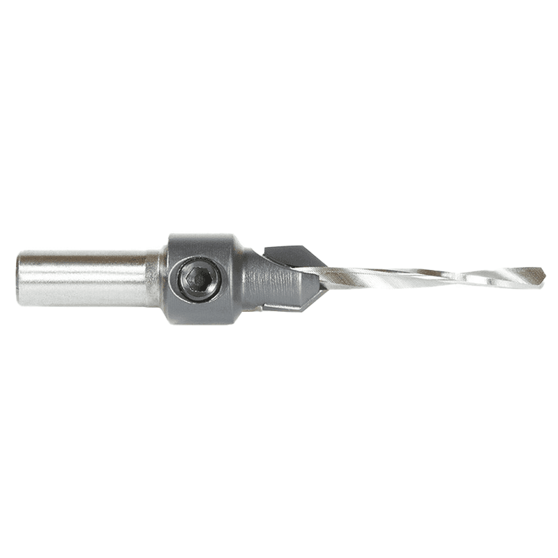 3/8" x 2-9/16" High Performance AlTiN Coated Carbide Tipped Countersink Bit, #6 Screw - Alt Image 1