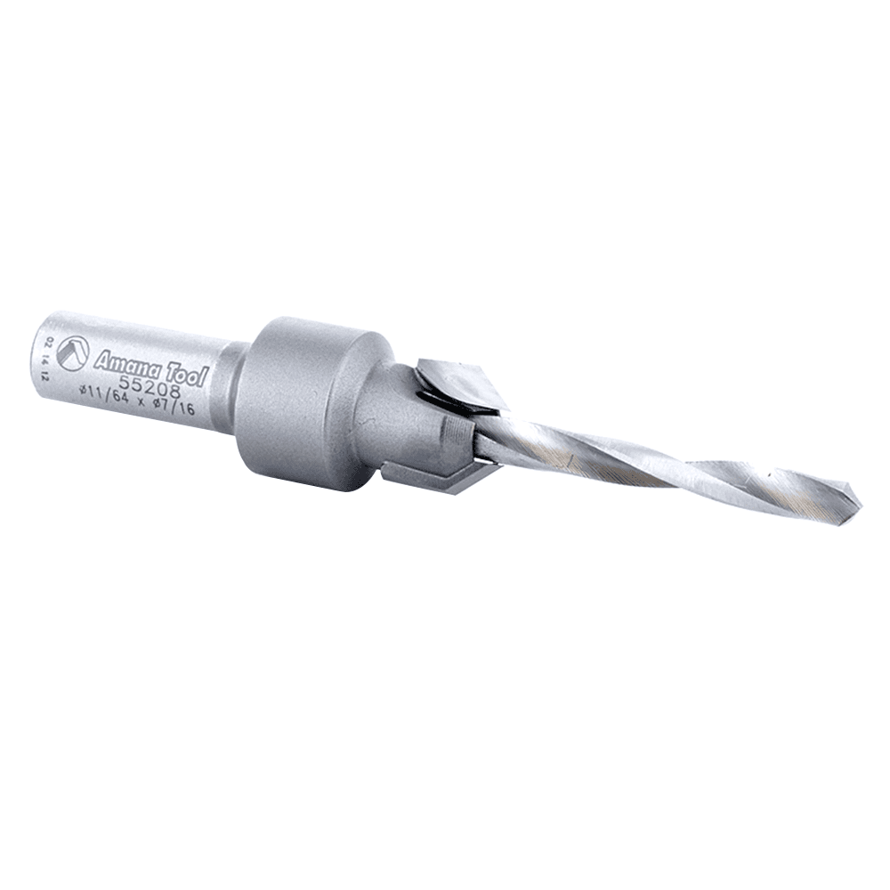 7/16" x 3" Carbide Tipped Countersink Bit, 5/16" Shank - Alt Image 1