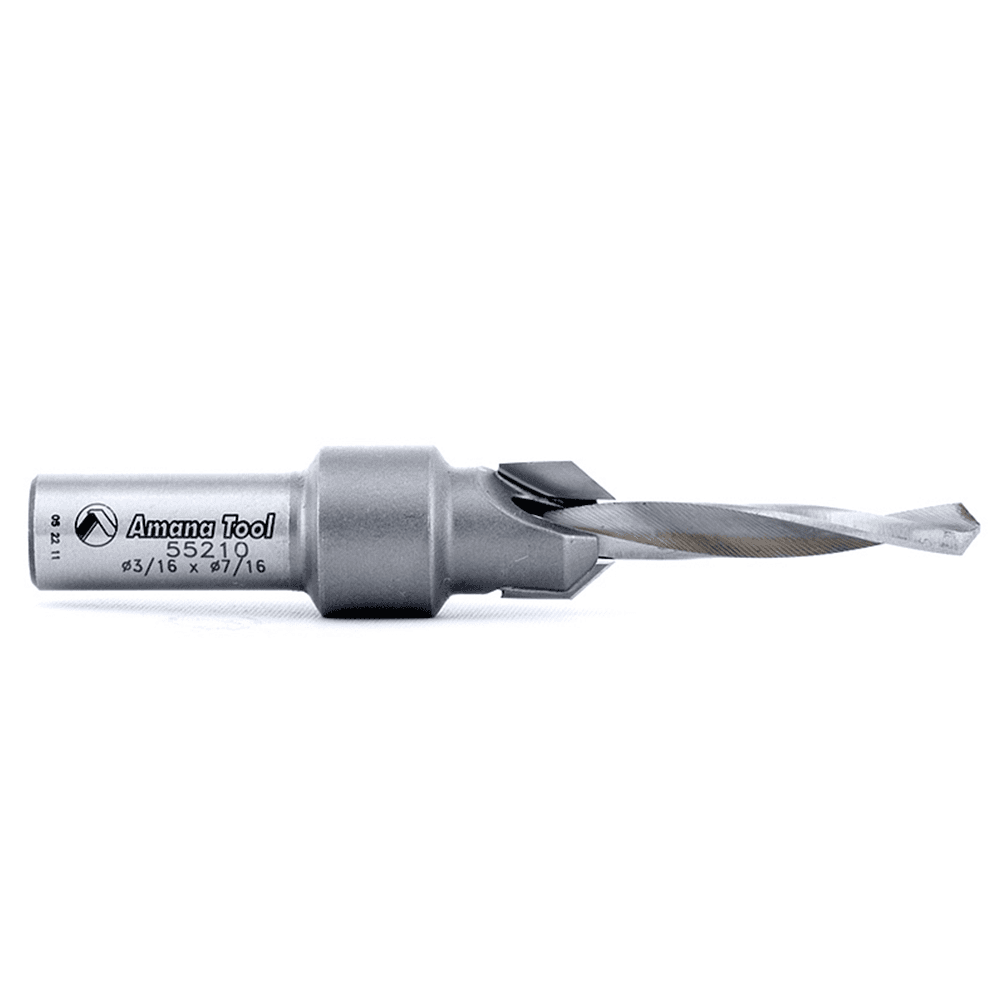 7/16" x 3" Carbide Tipped Countersink Bit, 3/8" Shank - Alt Image 1