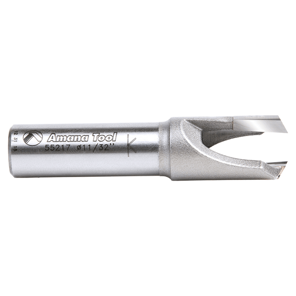 5/8" Dia x 1/2" Carbide Tipped Plug Cutter for Drill Press, 1/2" Shank Alt 2 - Image