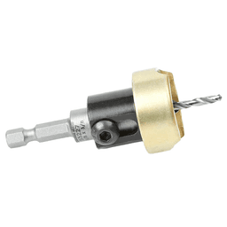 3/8" x 1/8" Carbide Tipped Countersink Bit with Adjustable Depth Stop/No-Thrust Ball Bearing, #6 Screw - Alt Image 1