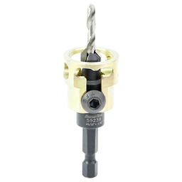 3/8" x 5/32" Carbide Tipped Adjustable Countersink Bit with Depth-Stop, 1/4 Shank - Main Image