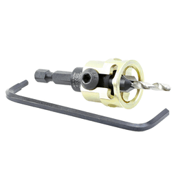 3/8" x 5/32" Carbide Tipped Adjustable Countersink Bit with Depth-Stop, 1/4 Shank - Alt Image 2