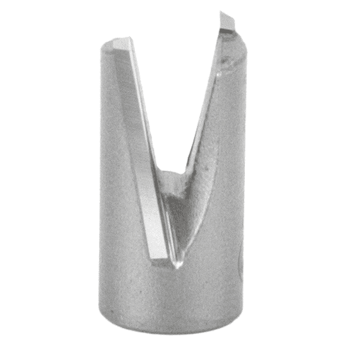 1/2" Dia x 0.605" Carbide Tipped Mortising Bit, Screw Down Shear Cutter, 1/4" - 28 Thread Alt 2 - Image