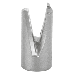 1/2" Dia x 0.605" Carbide Tipped Mortising Bit, Screw Down Shear Cutter, 1/4" - 28 Thread Alt 2 - Image
