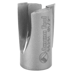 1/2" Dia x 0.605" Carbide Tipped Mortising Bit, Screw Down Shear Cutter, 1/4" - 28 Thread Main - Image
