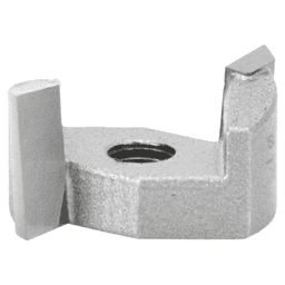 1" Dia x 9/16" Carbide Tipped Mortising Bit, Screw Down Shear Cutter, 1/4" - 28 Thread Alt 2 - Image