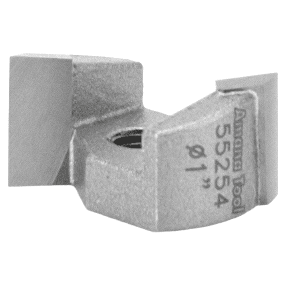 1" Dia x 9/16" Carbide Tipped Mortising Bit, Screw Down Shear Cutter, 1/4" - 28 Thread Main - Image