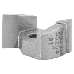 1" Dia x 9/16" Carbide Tipped Mortising Bit, Screw Down Shear Cutter, 1/4" - 28 Thread Main - Image