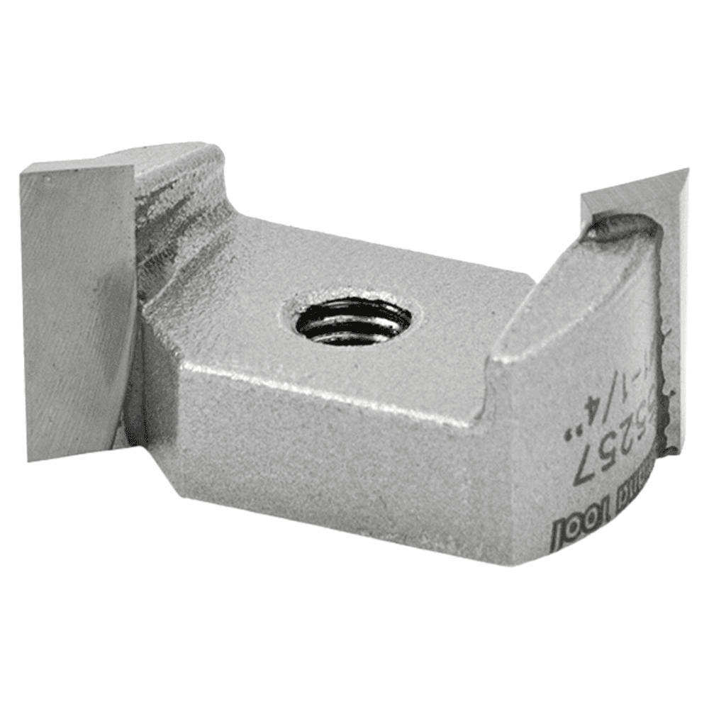 1-1/4" Dia x 9/16" Carbide Tipped Mortising Bit, Screw Down Shear Cutter, 1/4" - 28 Thread Alt 3 - Image