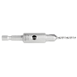 3/8" Carbide Tipped Replacement Countersink Bit with Slow Spiral M2 Drill, #4 Screw - Alt Image 1
