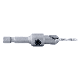3/8" Carbide Tipped Replacement Countersink Bit with Slow Spiral M2 Drill, #6 Screw - Alt Image 2