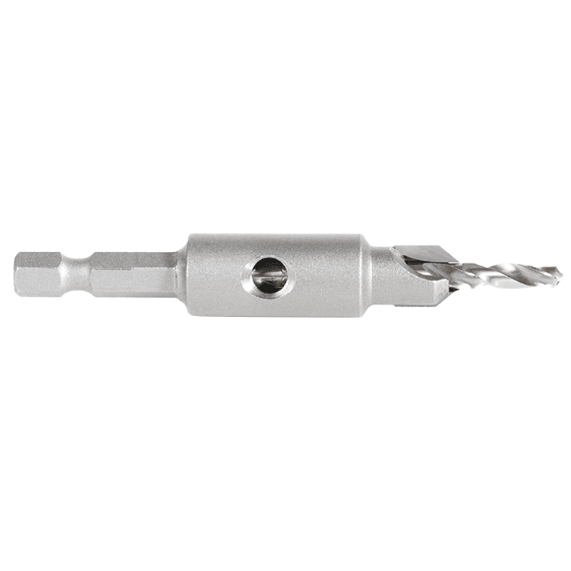1/2" Carbide Tipped Replacement Countersink Bit with Slow Spiral M2 Drill, #8 Screw - Alt Image 1