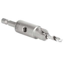 1/2" Carbide Tipped Replacement Countersink Bit with Slow Spiral M2 Drill, #10 Screw - Alt Image 2
