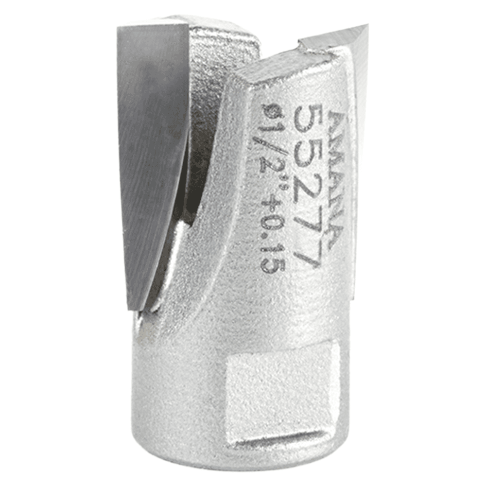 1/2" + 0.15" Dia x 9/16" Carbide Tipped Mortising Bit, Screw Down Shear Cutter, 1/4" - 28 Thread Alt 2 - Image