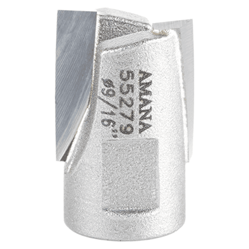 9/16" Dia x 9/16" Carbide Tipped Mortising Bit, Screw Down Shear Cutter, 1/4" - 28 Thread Alt 1 - Image