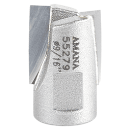 9/16" Dia x 9/16" Carbide Tipped Mortising Bit, Screw Down Shear Cutter, 1/4" - 28 Thread Alt 1 - Image