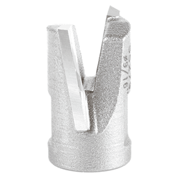 9/16" Dia x 9/16" Carbide Tipped Mortising Bit, Screw Down Shear Cutter, 1/4" - 28 Thread Alt 2 - Image