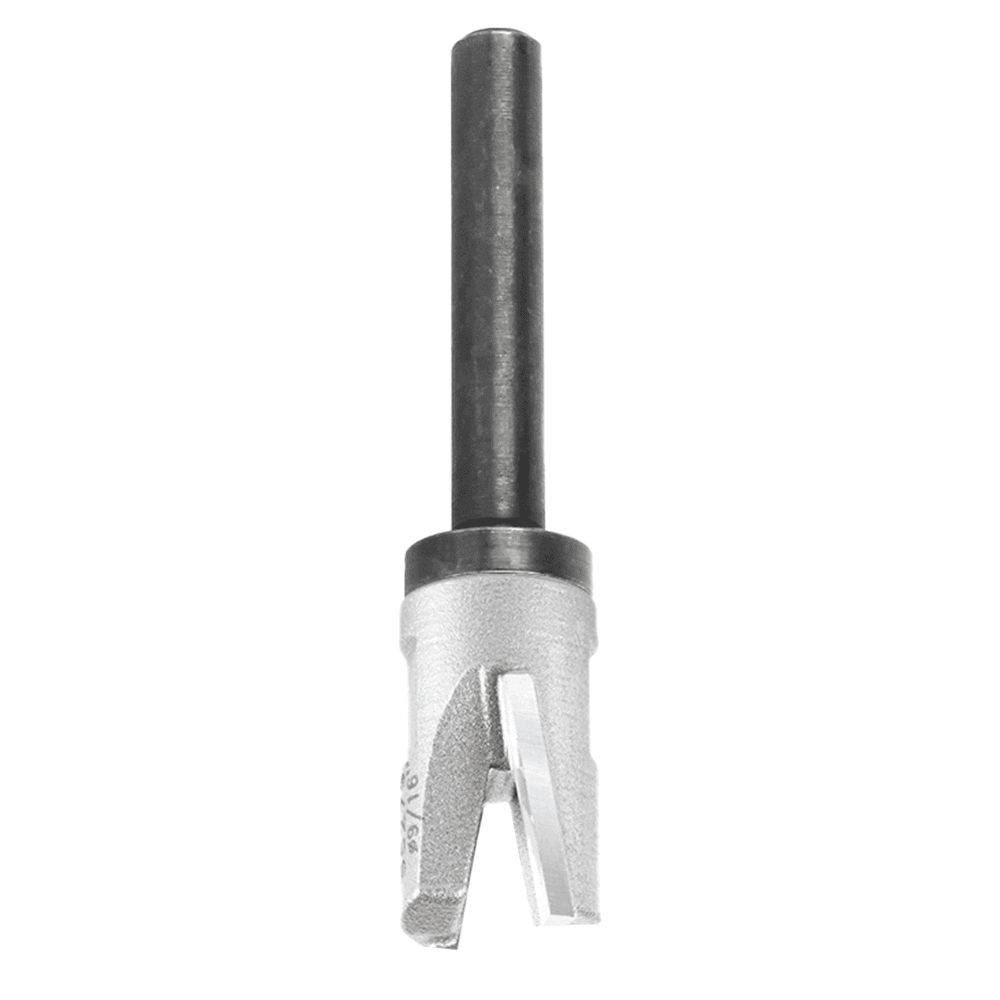 9/16" Dia x 9/16" Carbide Tipped Mortising Bit, Screw Down Shear Cutter, 1/4" - 28 Thread Alt 3 - Image