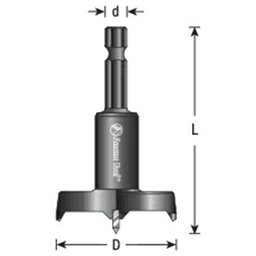 Replacement Drill Bit 3/4" Drill Dia x 1/4" Quick Release Hex Shank for #203361 Alt 4 - Image