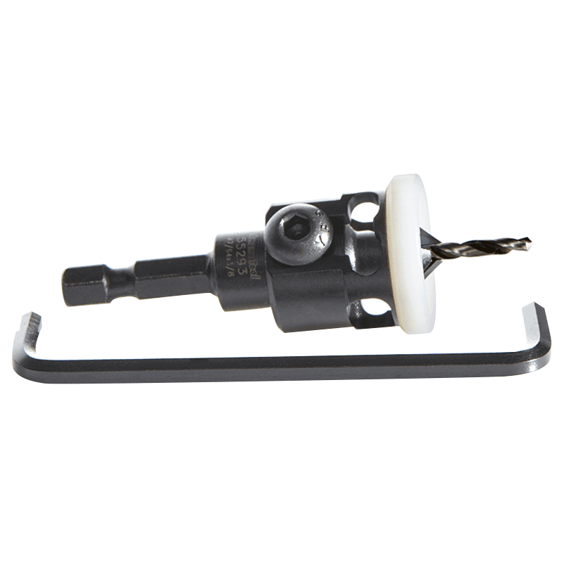 3/8" x 2-3/8" Carbide Tipped Countersink Bit with Adjustable Low Friction Depth Stop, #4 Screw - Alt Image 1
