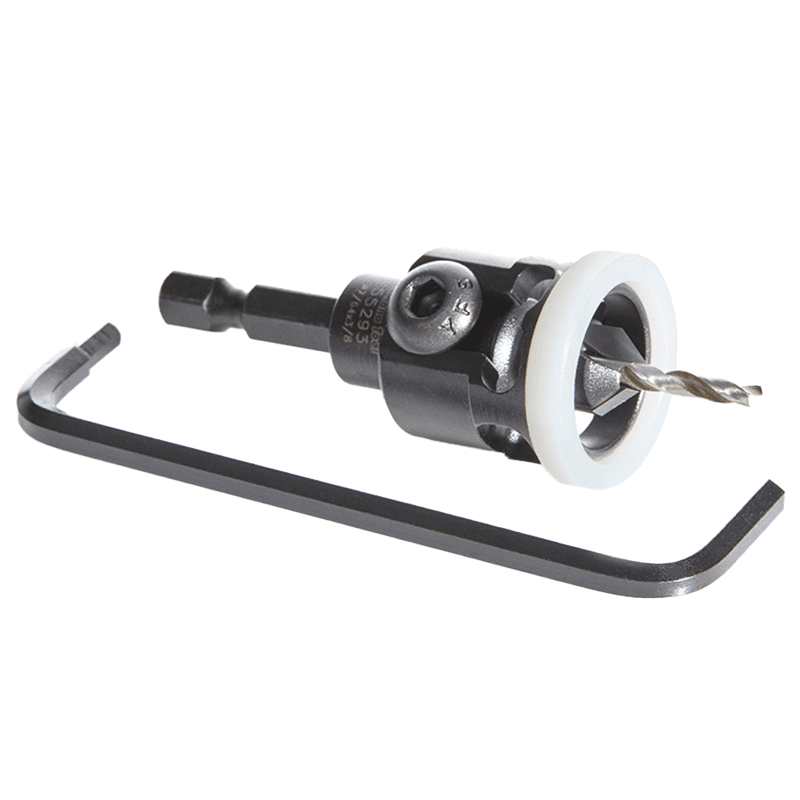 3/8" x 2-3/8" Carbide Tipped Countersink Bit with Adjustable Low Friction Depth Stop, #4 Screw - Alt Image 2